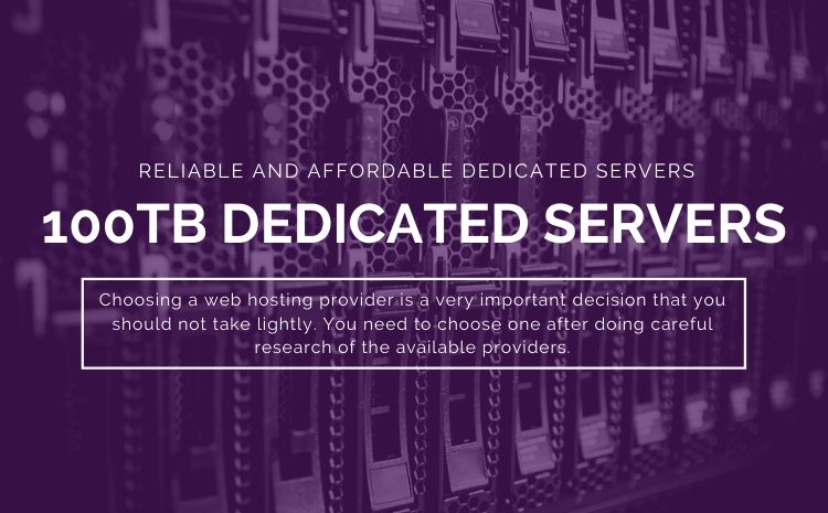 100tb dedicated servers